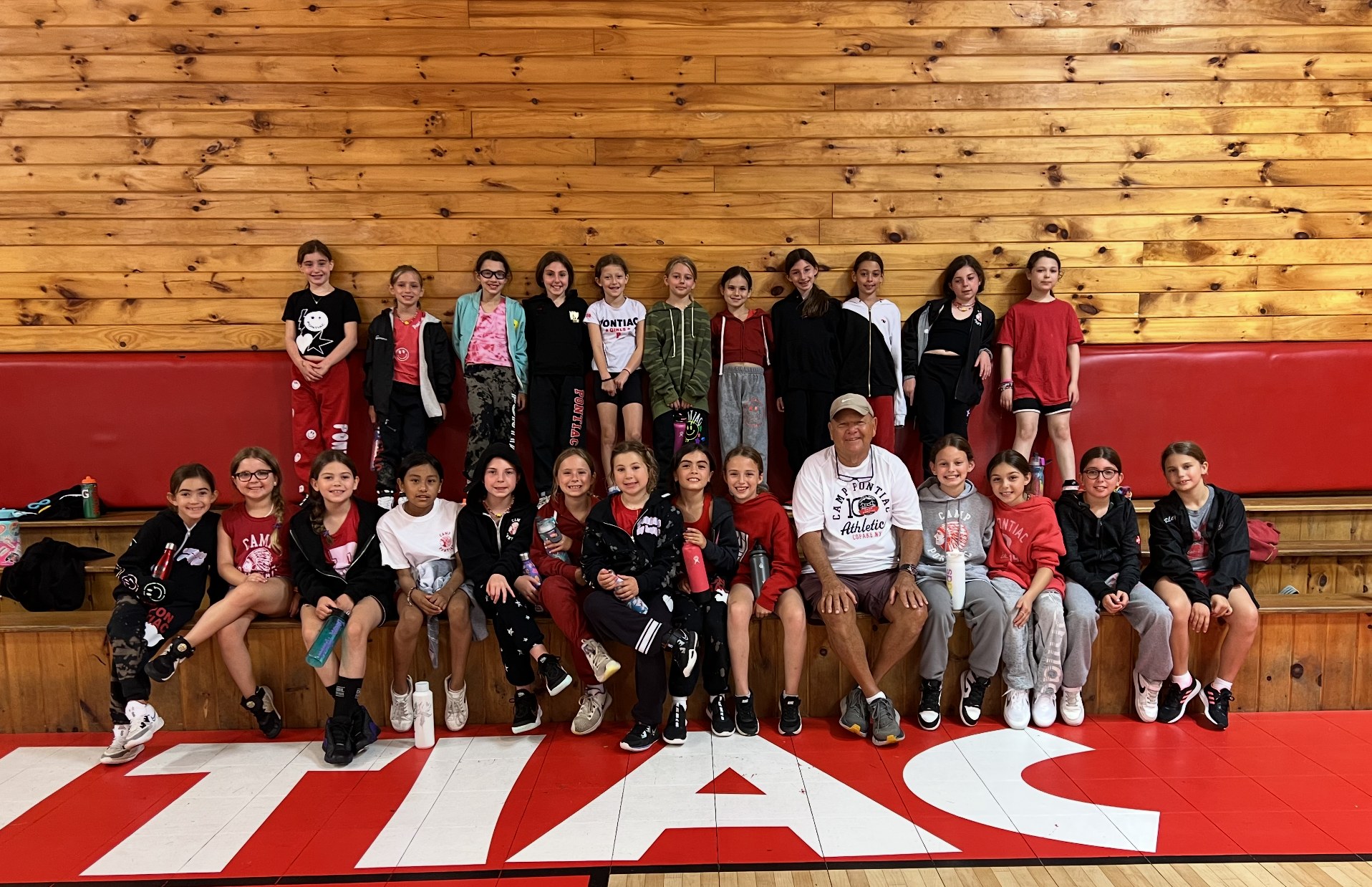 Wally Bachman at basketball camp
